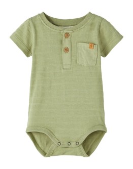 LIL ATELIER - Baby romper korte mouw  - Sage