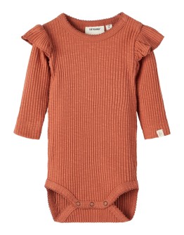 LIL ATELIER - Romper lange mouwen - Clay red