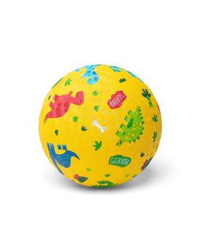 LITTLE L - Rubber bal Dino’s Geel – 18 cm