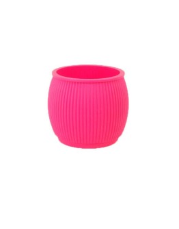 LIVING BY COLORS - Silicone bloempot chubby - Fuchsia