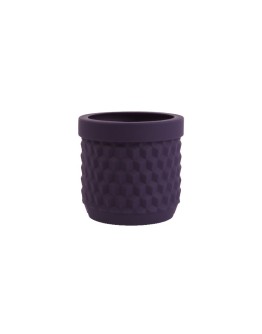 LIVING BY COLORS - Silicone bloempot potts - Deep purple