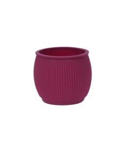 LIVING BY COLORS - Silicone bloempot chubby - Bordeaux