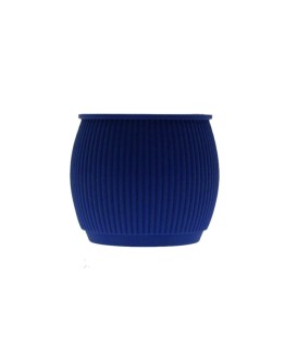 LIVING BY COLORS - Silicone bloempot chubby - Dark blue