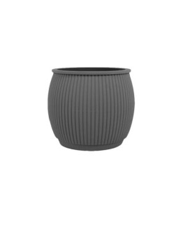 LIVING BY COLORS - Silicone bloempot chubby - Dark grey