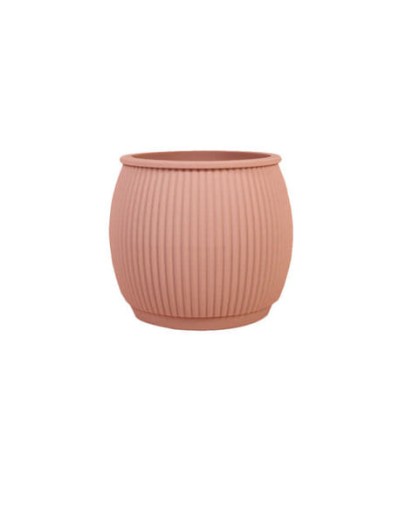 LIVING BY COLORS - Silicone bloempot chubby - Misty rose