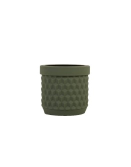 LIVING BY COLORS - Silicone bloempot potts - Olive green