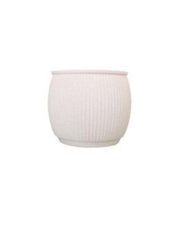 LIVING BY COLORS - Silicone bloempot chubby - White