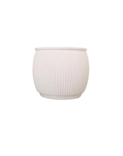 LIVING BY COLORS - Silicone bloempot chubby - White