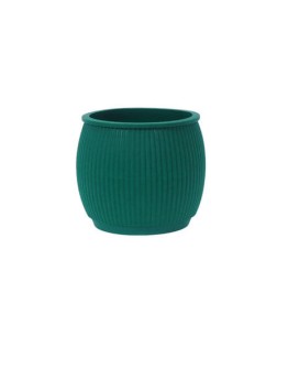 LIVING BY COLORS - Silicone bloempot chubby - Dark green