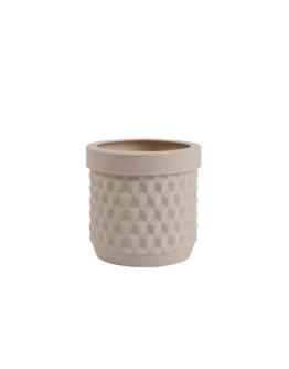 LIVING BY COLORS - Silicone bloempot potts - Offwhite