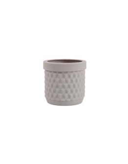 LIVING BY COLORS - Silicone bloempot potts - Pale Grey