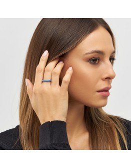 LULU COPENHAGEN - Color Ring Enemal - Blue