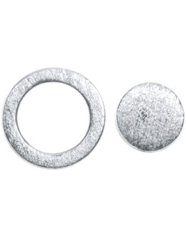 LULU COPENHAGEN - Earring pair Family Round silver