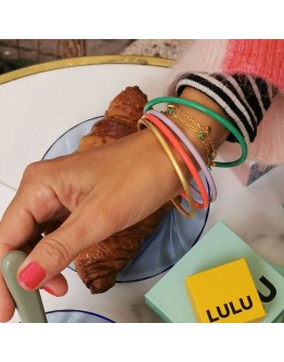 LULU COPENHAGEN - Color Bangle - Silk Light Green