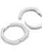 LULU COPENHAGEN - Organic Hoops Pair Silver plated
