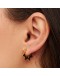 LULU COPENHAGEN - Star Hoops pair Gold plated