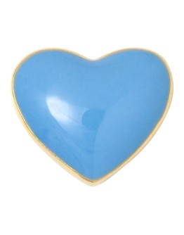 LULU COPENHAGEN - Earring Love U 1 pcs - Light blue
