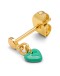 LULU COPENHAGEN - Earring Love U Dangling 1 pcs - Light Green