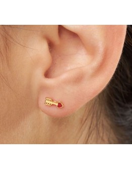 LULU COPENHAGEN - Earring Amor 1 pcs - Gold plated