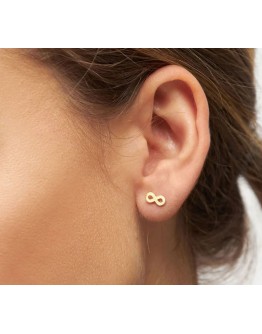 LULU COPENHAGEN - Earring Infinity 1 pcs - Gold plated