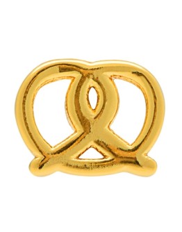 LULU COPENHAGEN - Earring Pretzel 1 pcs - Gold plated