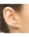 LULU COPENHAGEN - Bubblegum earring 1 pcs Gold plated