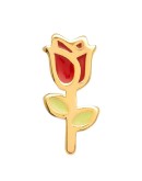 LULU COPENHAGEN - Rose earring 1 pcs Gold plated LULU COPENHAGEN - Rose earring 1 pcs Gold plated