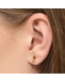 LULU COPENHAGEN - Rose earring 1 pcs Gold plated LULU COPENHAGEN - Rose earring 1 pcs Gold plated