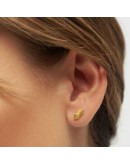 LULU COPENHAGEN - Earring Domino 3 - 1 pcs - Gold plated