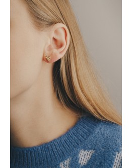 STUDIO MHL - Earrings tiny heart dot