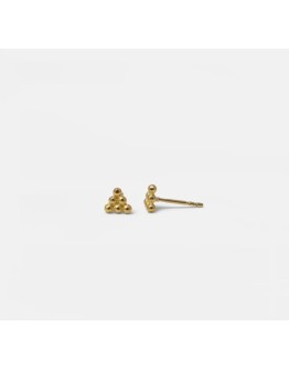 STUDIO MHL - Earrings Dotted tiny triangle