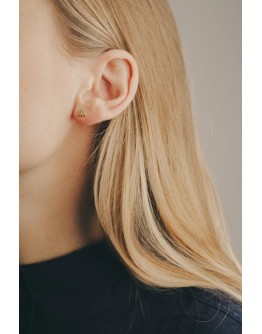 STUDIO MHL - Earrings Dotted tiny triangle