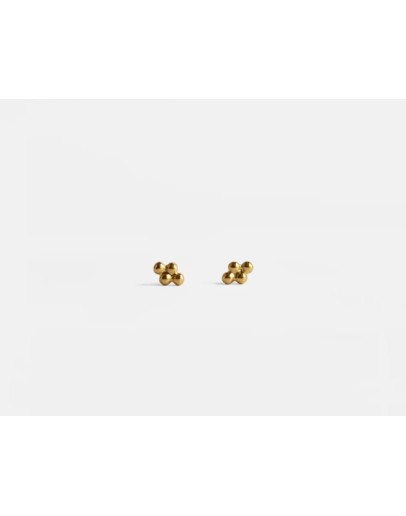 STUDIO MHL - Earrings Dotted tiny rhombus