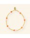 MABLE - Armband Orange Pink Coin