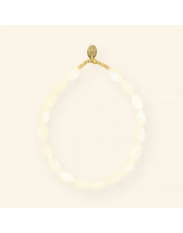 MABLE - Armband Oval Shell