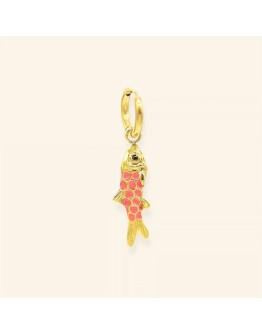 MABLE - Oorbel Tiny Fish - Coral