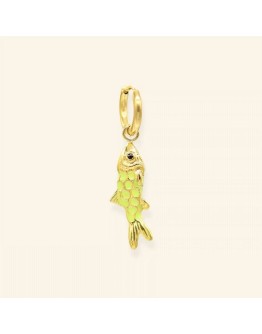 MABLE - Oorbel Tiny Fish - Lime