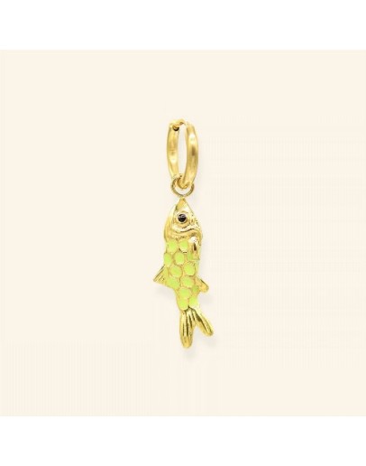 MABLE - Oorbel Tiny Fish - Lime
