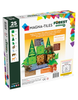 MAGNA TILES - Magnetische Tegels Forest Animals - 25 stuks