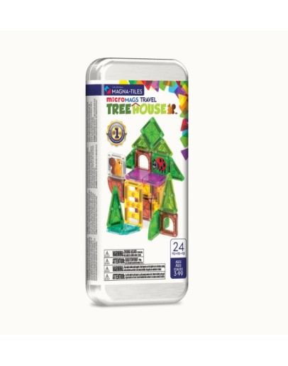 MAGNA TILES - microMAGS Treehouse 24-Piece Travel Set MAGNA TILES - microMAGS Treehouse 24-Piece Travel Set