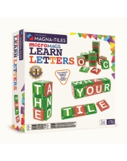 MAGNA TILES - Learn Letters - 56 Piece set