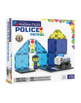 MAGNA TILES - Police Station 20-Piece Set