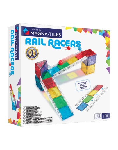 MAGNA TILES - Rail Racers 33-Piece Set