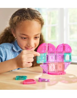MAGNA TILES - Heart to Heart microMAGS - 26 Piece Travel Set
