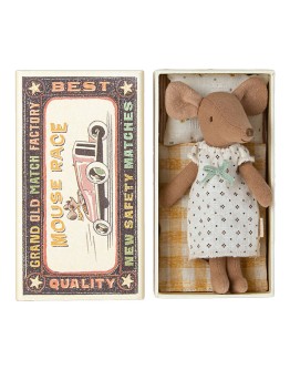 MAILEG - Big sister mouse in matchbox