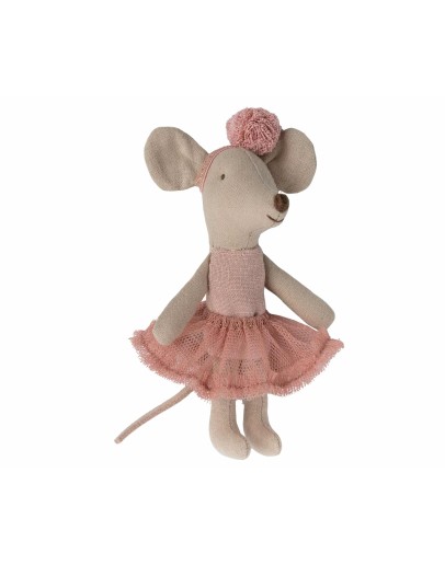 MAILEG - Ballerina mouse, Little sister - Rose
