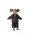 MAILEG - Dad mouse - Light brown