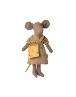 MAILEG - Mum mouse - Light brown