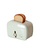 MAILEG - Miniature toaster & bread - Mint