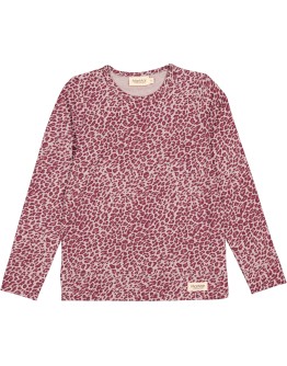 MARMAR COPENHAGEN - Longsleeve Leo Tee - Berry leo